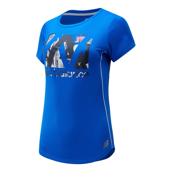 Remera New Balance De Dama - Printed Accelerate-wt03204co