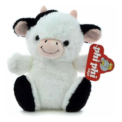 Peluche 8129 Phi Phi Toys  vaca y chancho blanco y negro