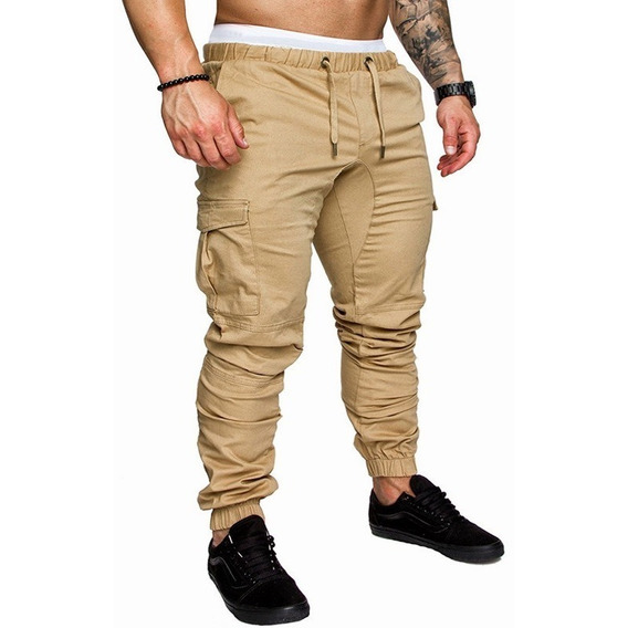 Joggers Pantalón Cargo De Varón