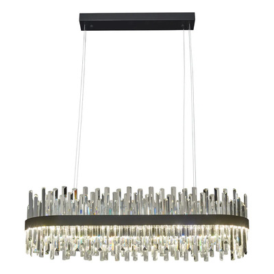 Colgante Cairel Cristal Oval 100cm Led 70w L8070 Mks