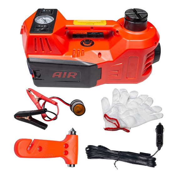 Kit Gato Eléctrico Hidráulico Auto Suv 5t 12v Bomba Inflado