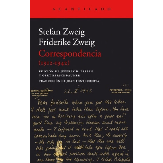 Correspondencia 1912 - 1942 - Zweig, Zweig