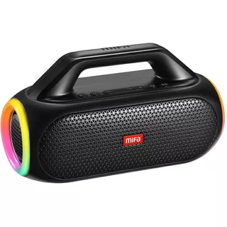 Parlante Bluetooth Mifa Wildbox Black Ip67 Bt 5.3 Rgb