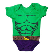 Body De Bebe Temático Mesversario ( Hulk )