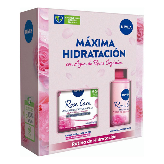 Pack NIVEA Roses Care Crema Día 50 ml + Mist 150 ml