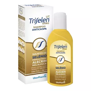  Shampoo Anticaspa Trifelen Ouro 150ml - Cabelos Saudáveis