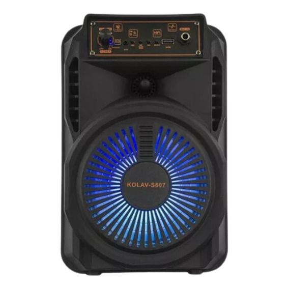 Parlante Bluetooth 6.5 Pulgadas Con Luces Radio Y Usb