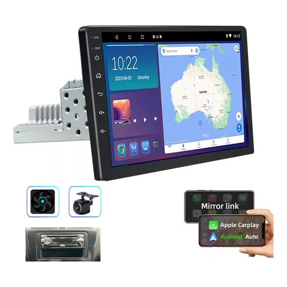 Auto Estereo Pantalla 1 Din 2+64g Android Auto 10 Pulgadas