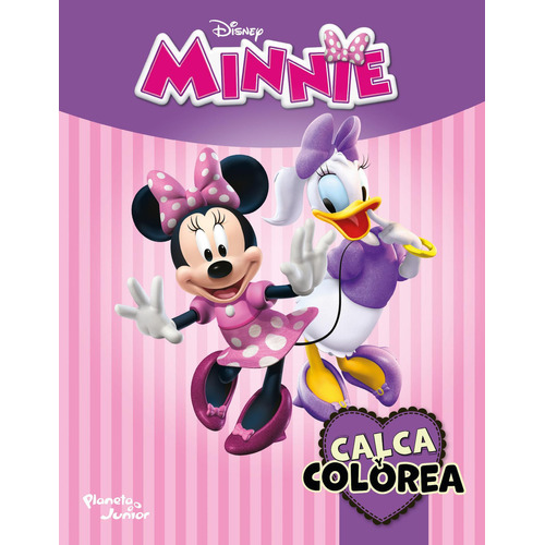 Calca Y Colorea. Minnie, De Disney. Editorial Planeta Junior, Tapa Blanda, Edición 1 En Español, 2022