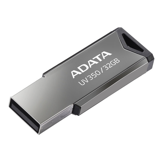 Memoria Usb Adata Uv350 32gb Usb3.2 Acabado Metal Brillante