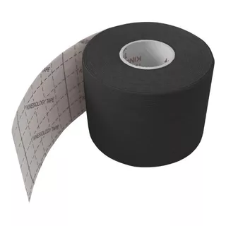 Cinta Kinesiologica 5cmx5m Kinesio Tape Adhesiva 1 Pieza Color Negro