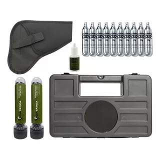 Kit Recargas Pistola C11 4.5mm + Case Maleta + Coldre + Óleo