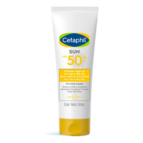 Cetaphil Sun Gel protector solar facial 50ml