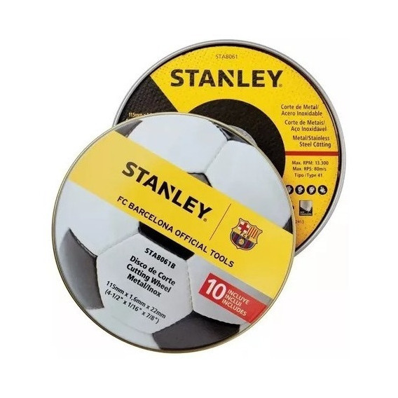 Disco De Corte Para Metal 4-1/2 X10und Sta8061b Stanley