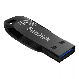 Pendrive Sandisk Ultra Shift 64gb Usb 3.0 100 Mb/s Negro