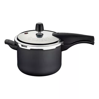 Panela De Pressão Tramontina Vancouver Antiaderente 4,5 L Cor Preto