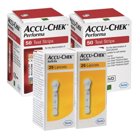 Accu - Chek Performa Paquete 100 Tiras Y 50 Lancetas
