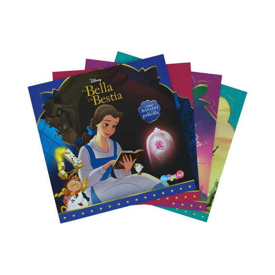 Set 4 Libros / Mis Historias Disney, De Joseph Alchalel. Serie Cuentos Clásicos Editorial Dreamsart, Tapa Blanda, Primera Edición En Español, 2023