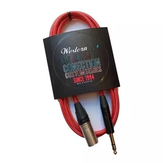 Cable Western Xlr M A Plug Trs Balanceado Monitor 1.5mt Tela