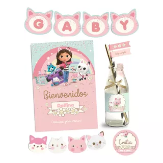 Kit Editable Gabby´s Dollhouse/la Casa De Muñecas De Gaby