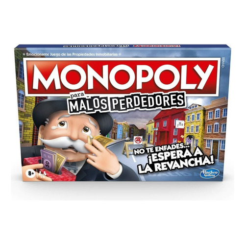 Juego De Mesa Hasbro Gaming Monopoly Para Malos Perdedores