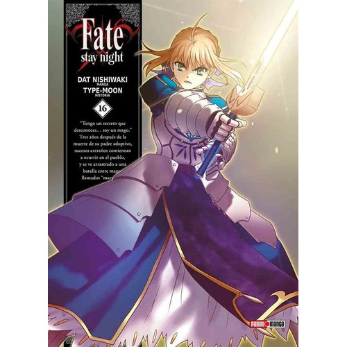 Fate Stay Night: Fate Stay Night, De Panini. Serie Fate Stay Night, Vol. 16. Editorial Panini, Tapa Blanda, Edición 1 En Español, 2021