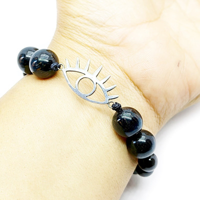 Pulsera Ojo De Halcón Natural100% Auténtico Proteccion Poder