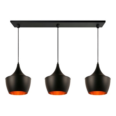 Colgante 3 Luces Moderno Beat Wide Tall Fat Armalo Vos! Led