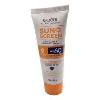 Protector Solar Sadoer Antioxidante Spf 60