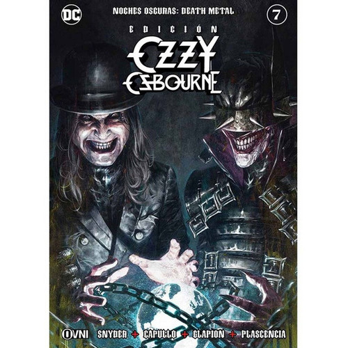 Noches Oscuras: Death Metal #7 - Edición Ozzy Osbourne, De Snyder. Serie Noches Oscuras, Vol. 7. Editorial Ovni Press, Tapa Blanda, Edición Ozzy Osbourne En Español