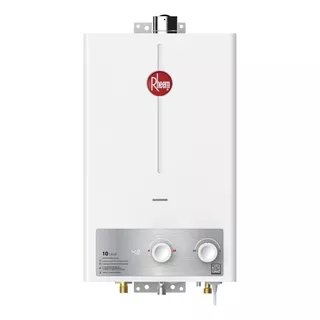 Calentador De Agua 10 Litros Gas Natural Tiro Forzado Rheem