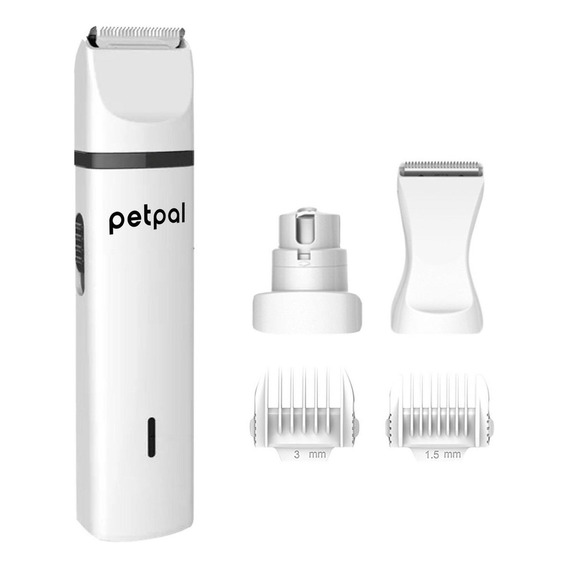 Maquina Cortar Pelo Y Uñas 2en1 Mascotas Perro Gato - Petpal Color Blanco