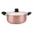 Cacerola Antiadherente Ceramico Hudson 24 Cm Color Cobre