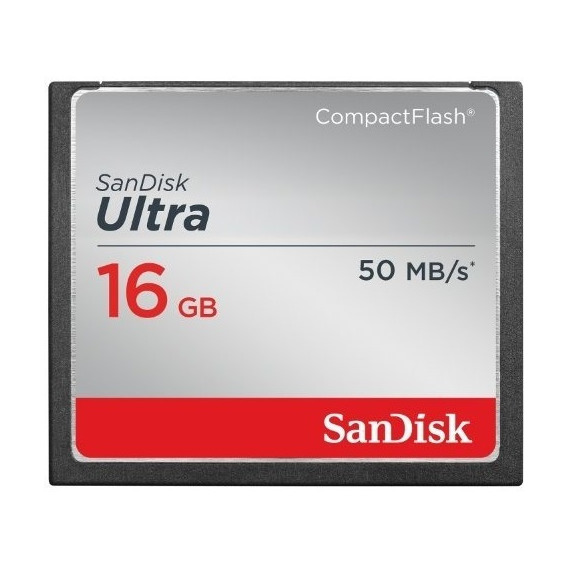 Tarjeta De Memoria Sandisk Ultra 16gb Compactflash Speed ??h