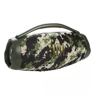 Caixa De Som Bluetooth Boombox 3 Camuflada Verde-musgo Jbl 110v/220v