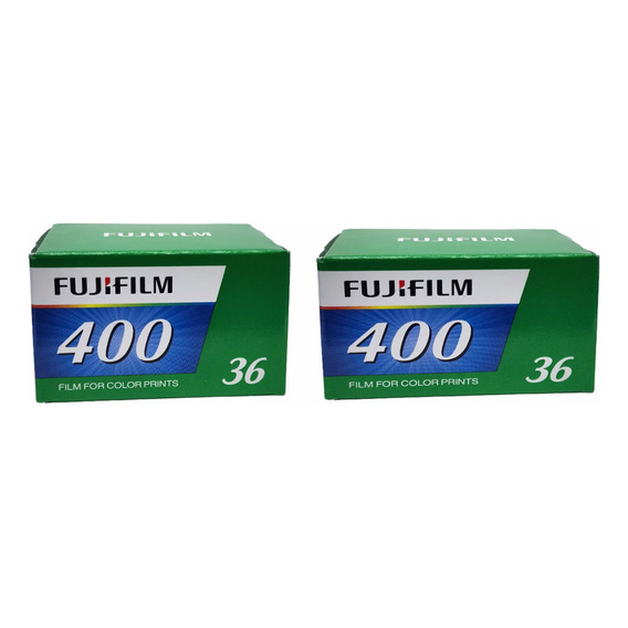 Fujifilm Película Rollo Fujicolor C400 36 Exp Iso 200 2pza