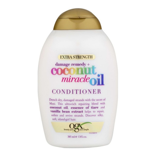 Acondicionador Ogx Extra Strength Coconut Miracle Oil 385ml