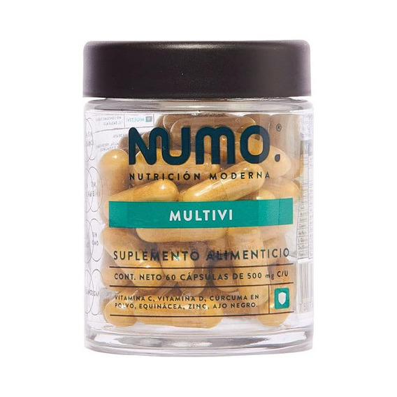 Multiv, Vitaminas C, D, Cúrcuma, Equinácea, Ajo, 60 Cápsulas Sabor Sin Sabor