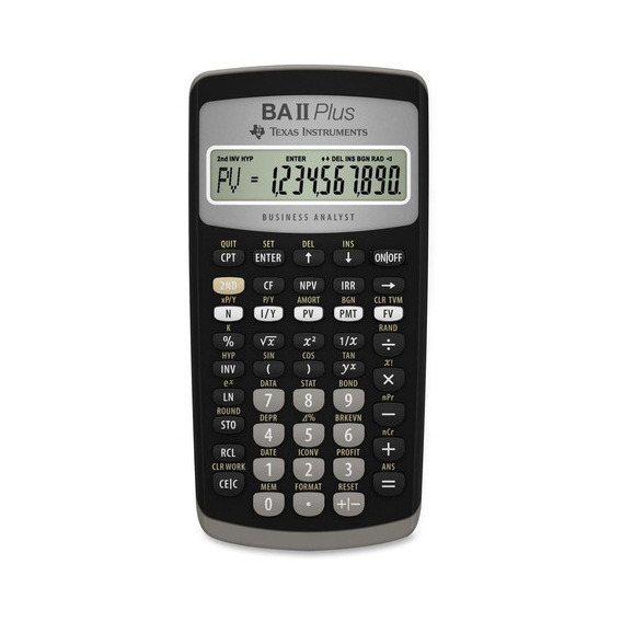 Calculadora Financiera Texas Instruments Baii Plus