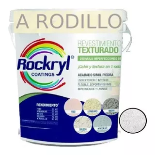 Revestimiento Texturado 20 Lt Rockryl® Impermeable Rodilo