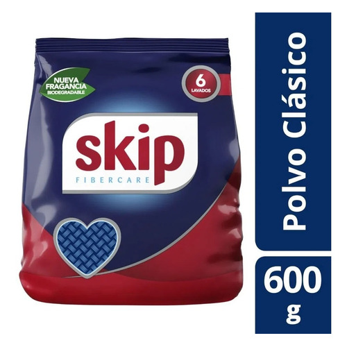 Skip jabon en polvo baja espuma 600gr