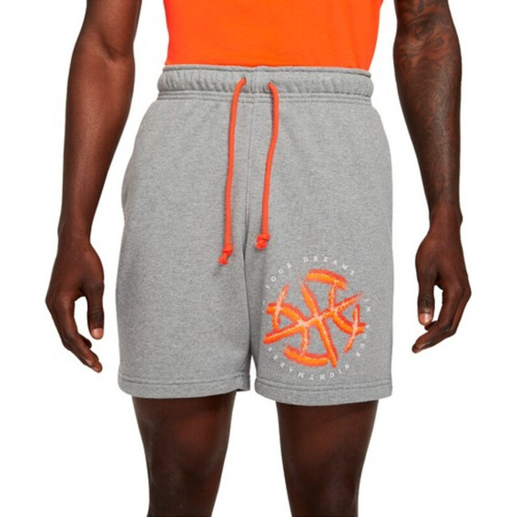 Short Nike M J Sprt Dna Hbr Flc Short Carbon Heather