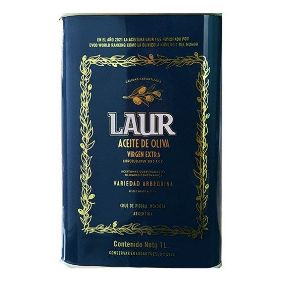 Aceite De Oliva Laur Virgen Extra Arbequina Lata 1lt