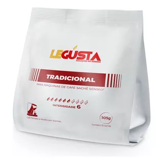 Café Em Sachê Soft Senseo Tradicional Legusta 15 Un