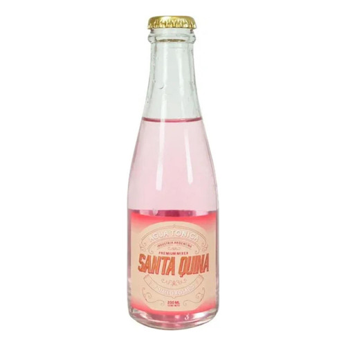 Agua tónica Santa Quina sabor pomelo rosado 200ml