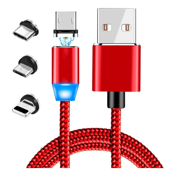 Cable Carga 3 En 1 Compatible Con Lightning Usb C Micro Usb®