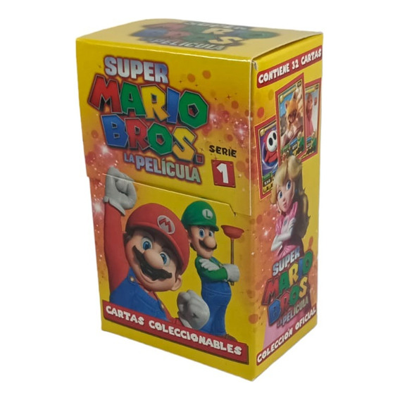 Cartas Super Mario Bros Serie 1 Coleccionables Caja X32 Uni 