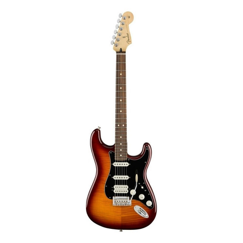 Guitarra eléctrica Fender Player Stratocaster HSS Plus Top de aliso tobacco burst poliuretano brillante con diapasón de granadillo brasileño