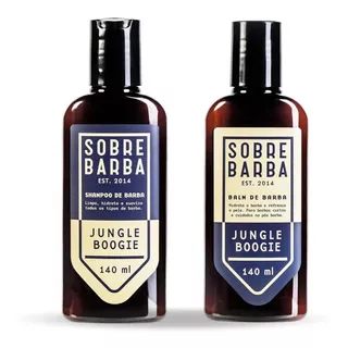 Kit Sobrebarba Shampoo + Balm Para Barba Jungle Boogie 140ml
