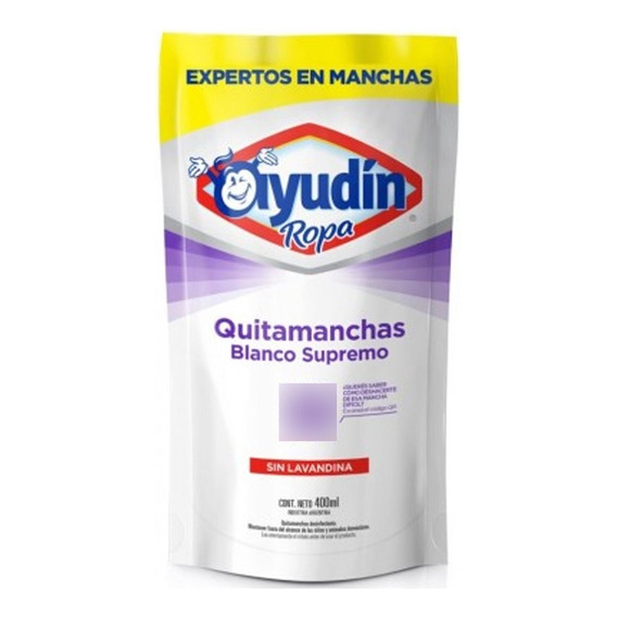 Ayudin Ropa Quitamanchas Sin Lavandina Blanco Supremo 400ml